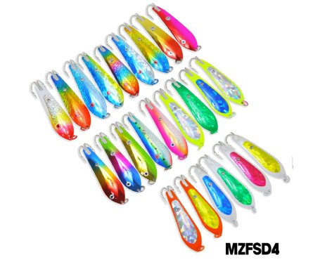 AQUA MARINE - Fishing Spoon with Double Hooks - (Size: 4)